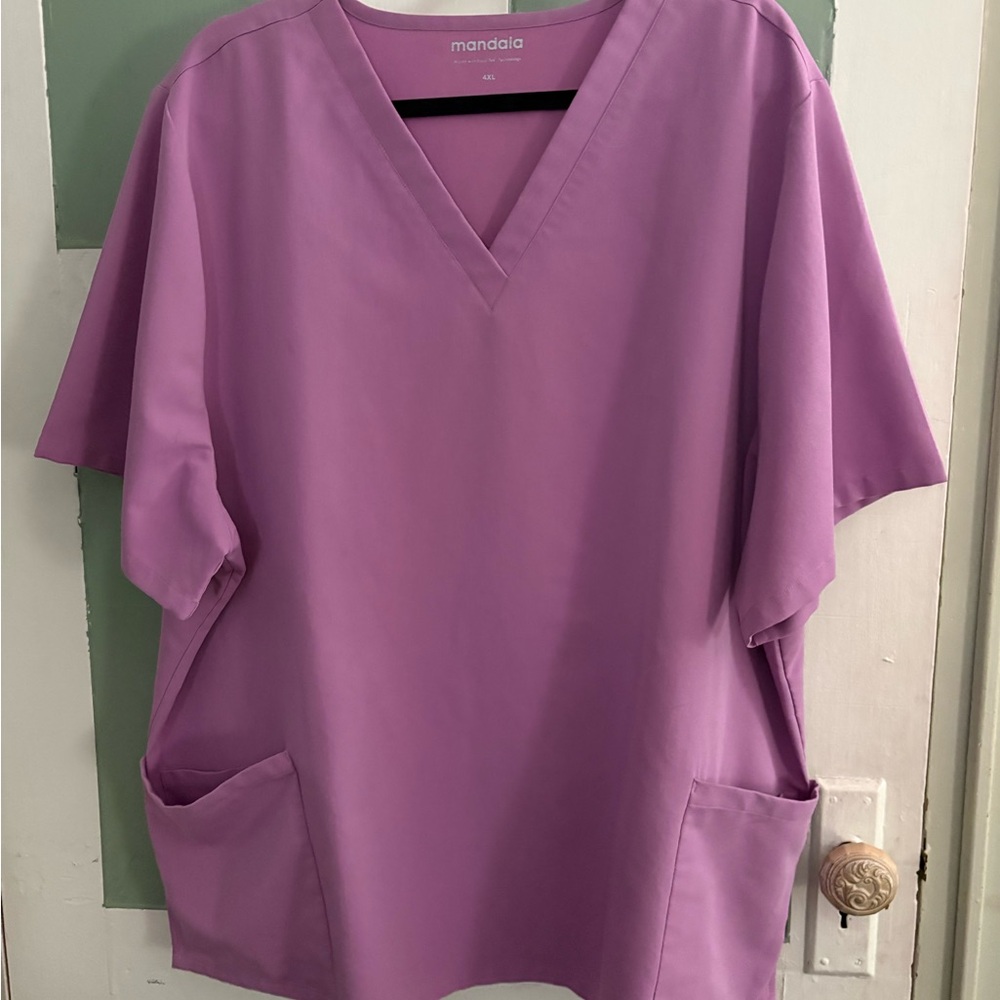 Mandala scrub set color lilac (top 4x, bottom p3x)